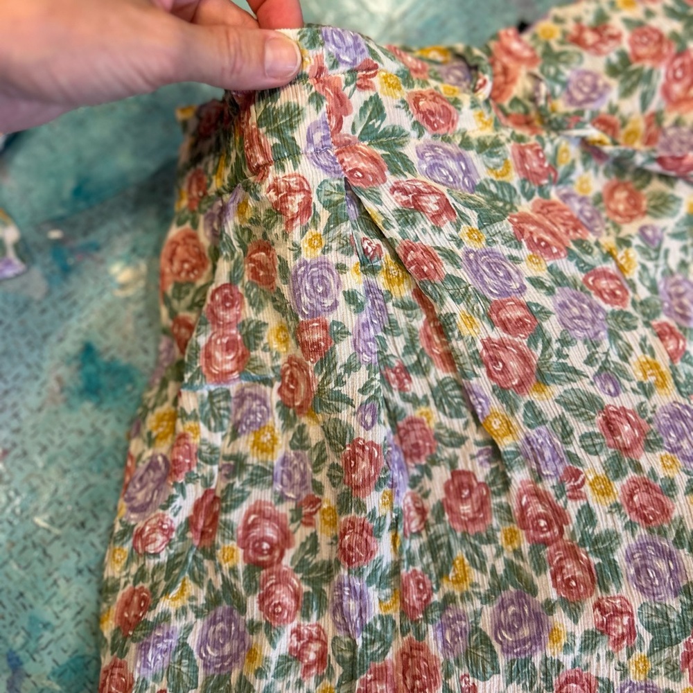 80s Floral Short Set - Picture 8 of 16